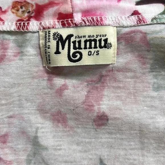 Show Me Your MuMu Brie Garden of Blooms Robe Floral One Size - Picture 4 of 5